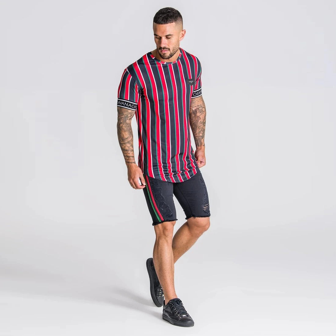 Beverlia Summer SikSilk Male T Shirt Silk Silk Tshirt O-Neck Short Funny Mens Shirts T Shirts Sik Silk Men Tops Tees styles fashion trends 2020. Menswear outfits apparel summer wear for men. Wear men new best t shirt design cheap clothes online. vertical striped shirt striped t shirt guess striped shirt sik silk sale