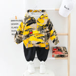 Load image into Gallery viewer, Hooded Camouflage Baby Suit
