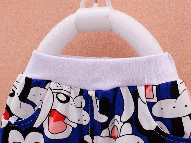 Cartoon Vest & Shorts