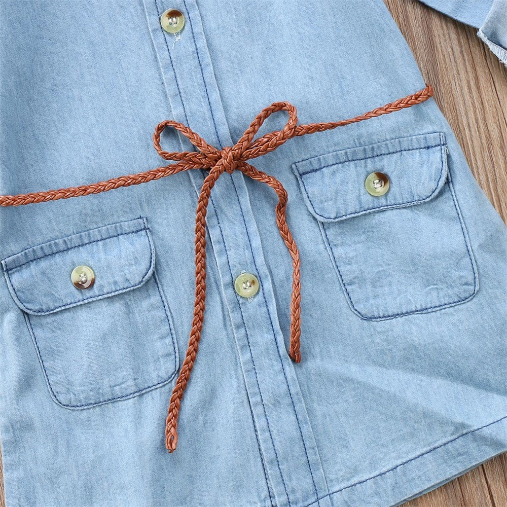 Denim Short Mini Dresses