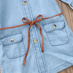 Load image into Gallery viewer, Denim Short Mini Dresses
