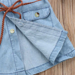 Load image into Gallery viewer, Denim Short Mini Dresses
