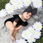 Load image into Gallery viewer, Lace Romper Bodysuit Black
