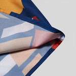 Load image into Gallery viewer, Beverlia Summer Men Beach Shirt Geometric Print Short Sleeve Lapel Neck Button Leisure Hawaiian Shirts Men 2020 Streetwear. Summer fashion trends 2020 summer clothes styles men summer outfits. Summer shirts short sleeve beach shirts mens summer fashion summer wear dress shirts. geometric print style pattern shirt 
