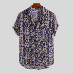 Load image into Gallery viewer, Beverlia 2020 Summer Leopard Print Men Shirt Breathable Short Sleeve Loose Button Blouse Streetwear Beach Hawaiian Shirts Men leopard shirt plus size dress leopard print clothes top shirt mens beach shirts style hawaiian shirts for men island shirts summer shirts beach clothes best mens t shirts brands designs for men.
