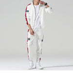 Load image into Gallery viewer, Men’s Clothing 2020 Men’s Fashion &amp; Style, Shop USA Brand Men&#39;s Clothes At Beverlia.  Discover Activewear, Athletic clothes, Sport clothes &amp; Apparel, Sportswear, Gym Wear &amp; Bodybuilding Workout Clothes. Choose Latest Sport Clothes From Favorite Brands. Best Mens Tracksuits Sportswear Spring Autumn Hoodies Tracksuit
