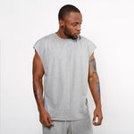 Load image into Gallery viewer, Beverlia 2020 New design Sleeveness fashion hip hop plain plus short sleeve T shirt brand men t-shirt no sleeve over size men tops tank top men cool sleeveless shirts tank tops for sleeveless t shirts cotton Men&#39;s hip hop fashion 2020 hip hop clothing brands hip hop style dress plain t shirts sleeveless tops for mens
