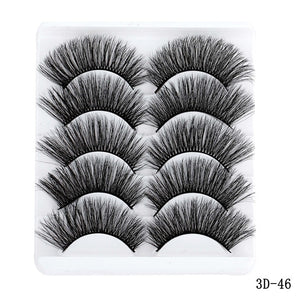 5D Mink Hair False Eyelashes Extensions