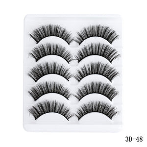 5D Mink Hair False Eyelashes Extensions