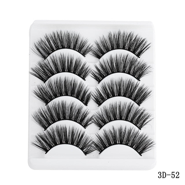 5D Mink Hair False Eyelashes Extensions