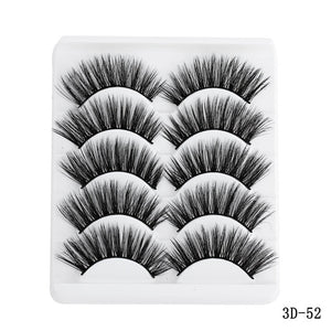 5D Mink Hair False Eyelashes Extensions