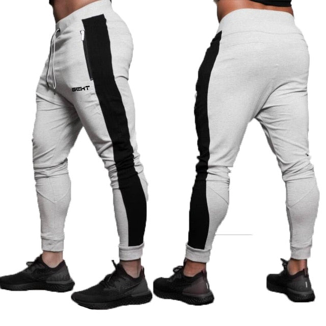 Beverlia Mens Clothing Mens Fashion | Men's High quality Brand Men pants Fitness Casual Elastic Pants bodybuilding clothing casual camouflage sweatpants joggers pants joggers pants men online pants jeans for boy cargo pants dressy jogger pants track workout pants for men leggings gymshark workout clothes gym leggings 