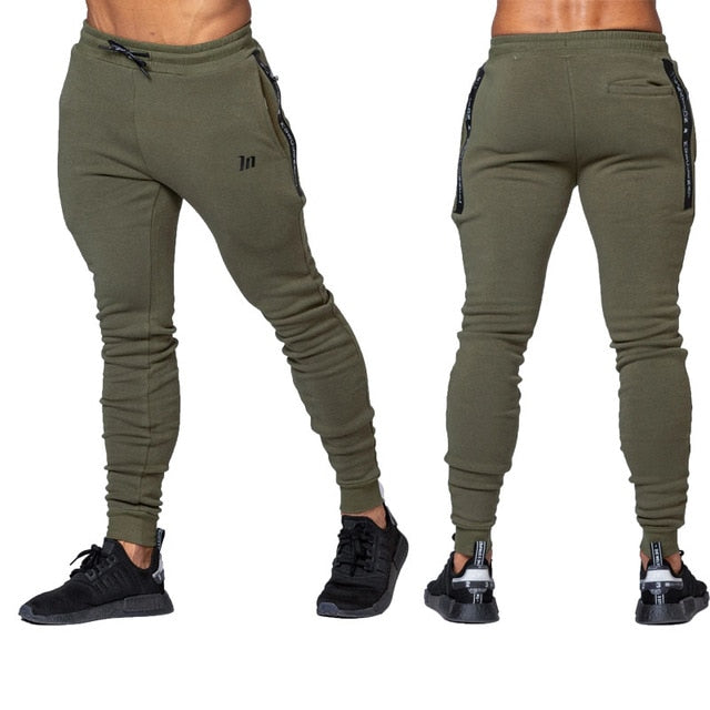 Beverlia Mens Clothing Mens Fashion | Men's High quality Brand Men pants Fitness Casual Elastic Pants bodybuilding clothing casual camouflage sweatpants joggers pants joggers pants men online pants jeans for boy cargo pants dressy jogger pants track workout pants for men leggings gymshark workout clothes gym leggings 