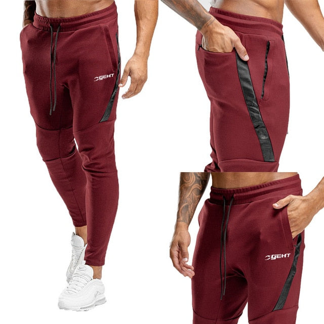 Beverlia Mens Clothing Mens Fashion | Men's High quality Brand Men pants Fitness Casual Elastic Pants bodybuilding clothing casual camouflage sweatpants joggers pants joggers pants men online pants jeans for boy cargo pants dressy jogger pants track workout pants for men leggings gymshark workout clothes gym leggings 