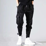 Load image into Gallery viewer, Beverlia Mens Clothing Mens Fashion | 2020 Spring Hip Hop Joggers Men Black Harem Pants Multi-pocket Ribbons Man Sweatpants Streetwear Casual Mens Pants M-3XL hip hop pant jeans cargo jeans best sweatpants mens cotton sweatpants clothing outfits for guys cheap online store hip hop jeans side pocket trousers jeans pants
