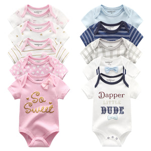 Beverlia Childrens Clothes Children's Fashion Kids Fashion Kids Clothes | 2020 5PCS/Lot Baby Boys Clothes Unicorn Girls Clothing Bodysuits Baby Girls Clothes 0-12M Newborn 100% Cotton baby boy clothes newborn boutique baby clothes baby boy clothes trendy awesome unicorn clothing unicorn clothing for girls dress