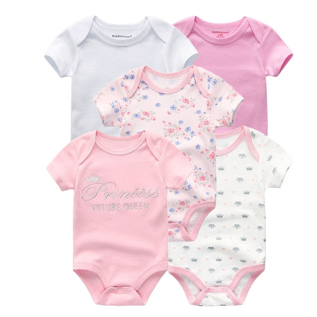 Beverlia Childrens Clothes Children's Fashion Kids Fashion Kids Clothes | 2020 5PCS/Lot Baby Boys Clothes Unicorn Girls Clothing Bodysuits Baby Girls Clothes 0-12M Newborn 100% Cotton baby boy clothes newborn boutique baby clothes baby boy clothes trendy awesome unicorn clothing unicorn clothing for girls dress