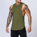 Load image into Gallery viewer, Beverlia Workout Gym Mens Tank Top Vest Muscle Sleeveless Sportswear Shirt Stringer Fashion Clothing Bodybuilding Singlets Cotton Fitness workout clothes for Mens gym clothes fashion mens fitness apparel mens gym clothes online sleeveless brand gym tank top mens sportswear brands cheap workout clothes cheap activewear.
