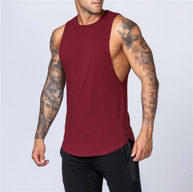 Beverlia Workout Gym Mens Tank Top Vest Muscle Sleeveless Sportswear Shirt Stringer Fashion Clothing Bodybuilding Singlets Cotton Fitness workout clothes for Mens gym clothes fashion mens fitness apparel mens gym clothes online sleeveless brand gym tank top mens sportswear brands cheap workout clothes cheap activewear.