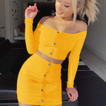 Load image into Gallery viewer, Button Bodycon Mini Dress
