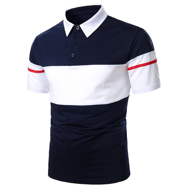 Beverlia Men Polo Men Short Sleeve Polo Shirt Contrast Color Polo New Clothing Summer Streetwear Casual Fashion Men tops New polo clothing Polo shirts on sale mens stylish clothing mens trendy clothing smart casual wear for men 2020 contrast collar shirt cheap t shirts custom streetwear official brands online store