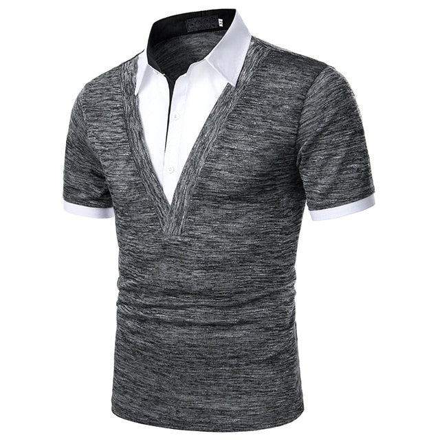 Beverlia Men Polo Men Short Sleeve Polo Shirt Contrast Color Polo New Clothing Summer Streetwear Casual Fashion Men tops New polo clothing Polo shirts on sale mens stylish clothing mens trendy clothing smart casual wear for men 2020 contrast collar shirt cheap t shirts custom streetwear official brands online store