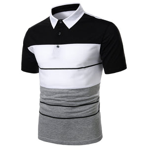 Beverlia Men Polo Men Short Sleeve Polo Shirt Contrast Color Polo New Clothing Summer Streetwear Casual Fashion Men tops New polo clothing Polo shirts on sale mens stylish clothing mens trendy clothing smart casual wear for men 2020 contrast collar shirt cheap t shirts custom streetwear official brands online store