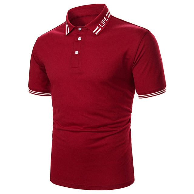 Beverlia Men Polo Men Short Sleeve Polo Shirt Contrast Color Polo New Clothing Summer Streetwear Casual Fashion Men tops New polo clothing Polo shirts on sale mens stylish clothing mens trendy clothing smart casual wear for men 2020 contrast collar shirt cheap t shirts custom streetwear official brands online store