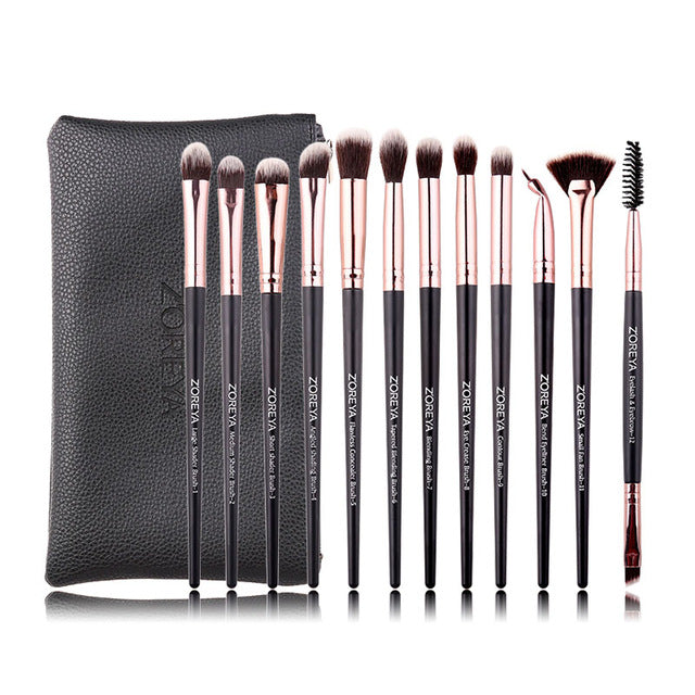 Professional Makeup Brushes Set - 12PCS