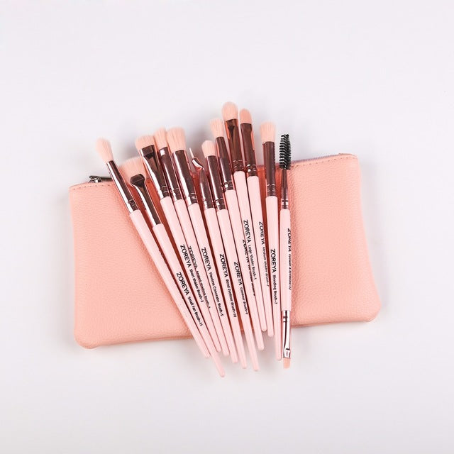 Professional Makeup Brushes Set - 12PCS