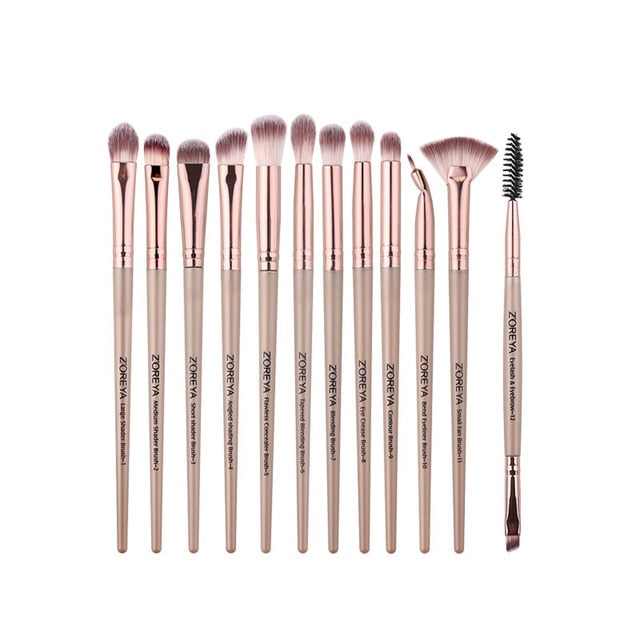 Professional Makeup Brushes Set - 12PCS