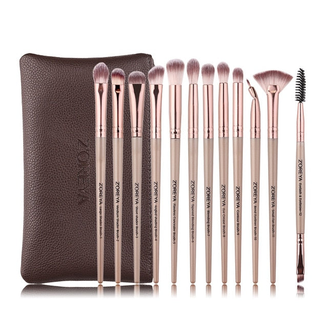 Professional Makeup Brushes Set - 12PCS