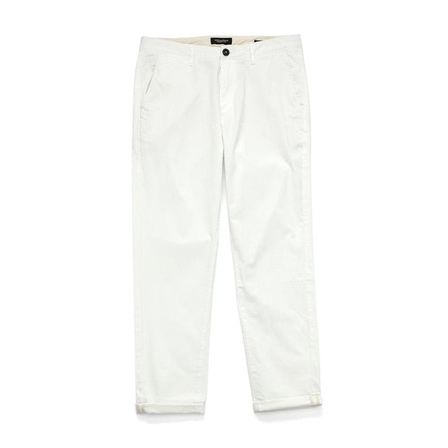 Cotton Slim Fit Casual Pants