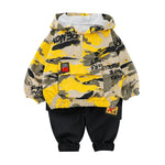 Load image into Gallery viewer, Hooded Camouflage Baby Suit
