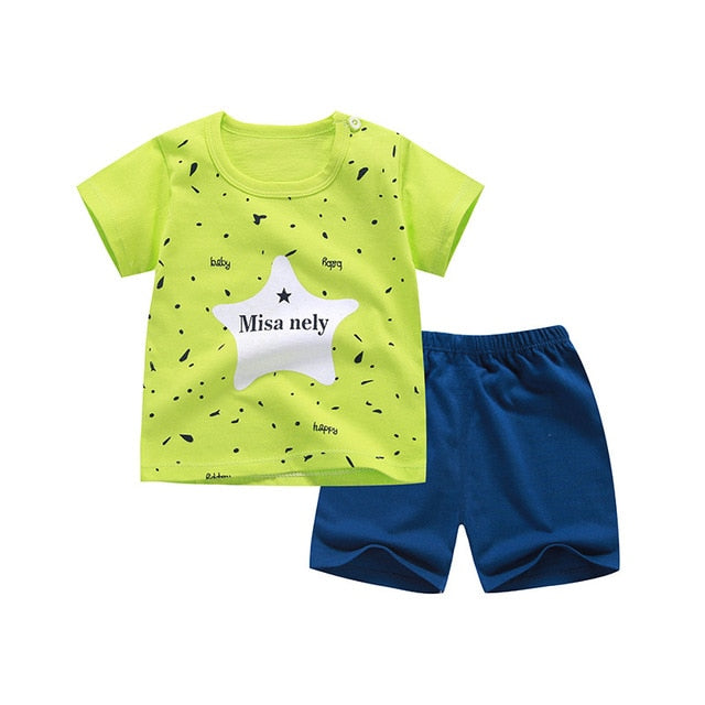 Cotton Soft Shorts Suit Sets