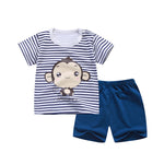 Load image into Gallery viewer, Cotton Soft Shorts Suit Sets
