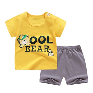 Cotton Soft Shorts Suit Sets