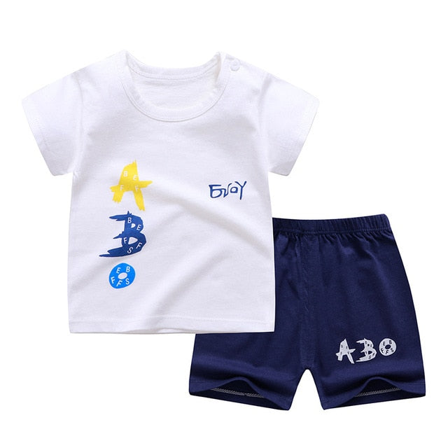 Cotton Soft Shorts Suit Sets