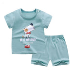 Load image into Gallery viewer, Cotton Soft Shorts Suit Sets
