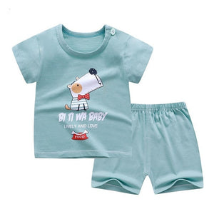 Cotton Soft Shorts Suit Sets