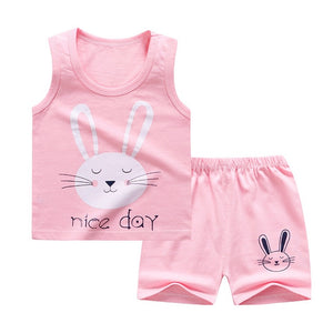 Cotton Soft Shorts Suit Sets