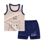 Load image into Gallery viewer, Cotton Soft Shorts Suit Sets
