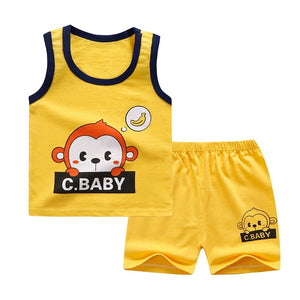 Cotton Soft Shorts Suit Sets