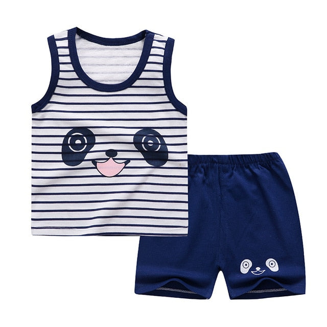 Cotton Soft Shorts Suit Sets