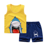 Load image into Gallery viewer, Cotton Soft Shorts Suit Sets
