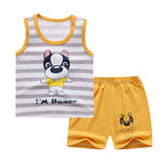 Load image into Gallery viewer, Cotton Soft Shorts Suit Sets
