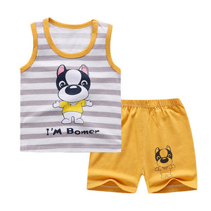 Cotton Soft Shorts Suit Sets