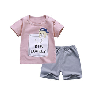 Cotton Soft Shorts Suit Sets