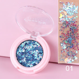 Shiny Eye Shadow Multicolor Matte Makeup