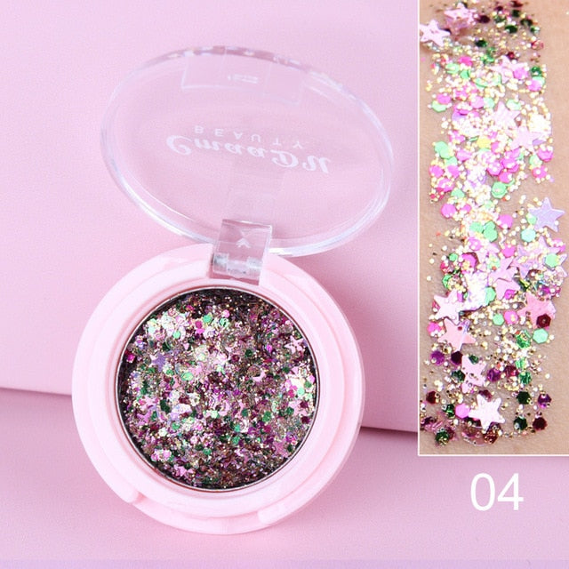 Shiny Eye Shadow Multicolor Matte Makeup